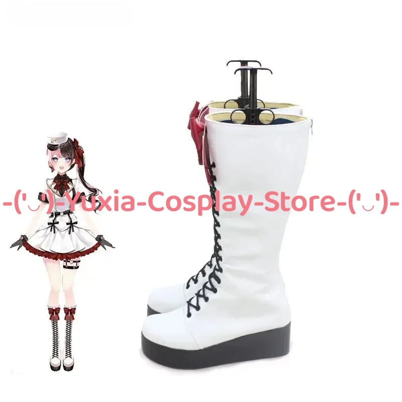 ¡Yuxiacosplay! Hinano Tachibana-zapatos de Cosplay, accesorios de personajes del juego de Anime, botas de cuero PU, disfraz de fiesta de Carnaval y Halloween