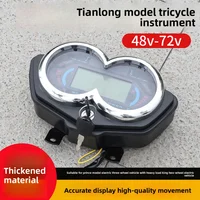 Vehículo eléctrico modelo ""Taizhu"" de tres ruedas con panel de instrumentos LCD, pantalla de velocidad y nivel de batería, medidor de kilometraje