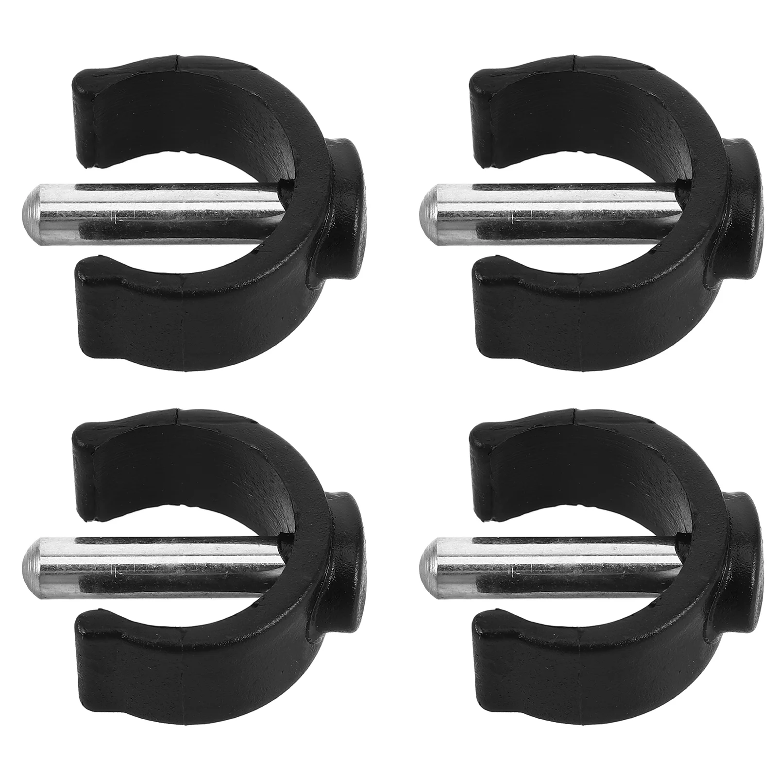 4 Pcs Walking Aid Accessories Cane Holders Toilet Refill Tube Clip Fastener Garbage Crutch Wheelchair Fixation Abs Bracket