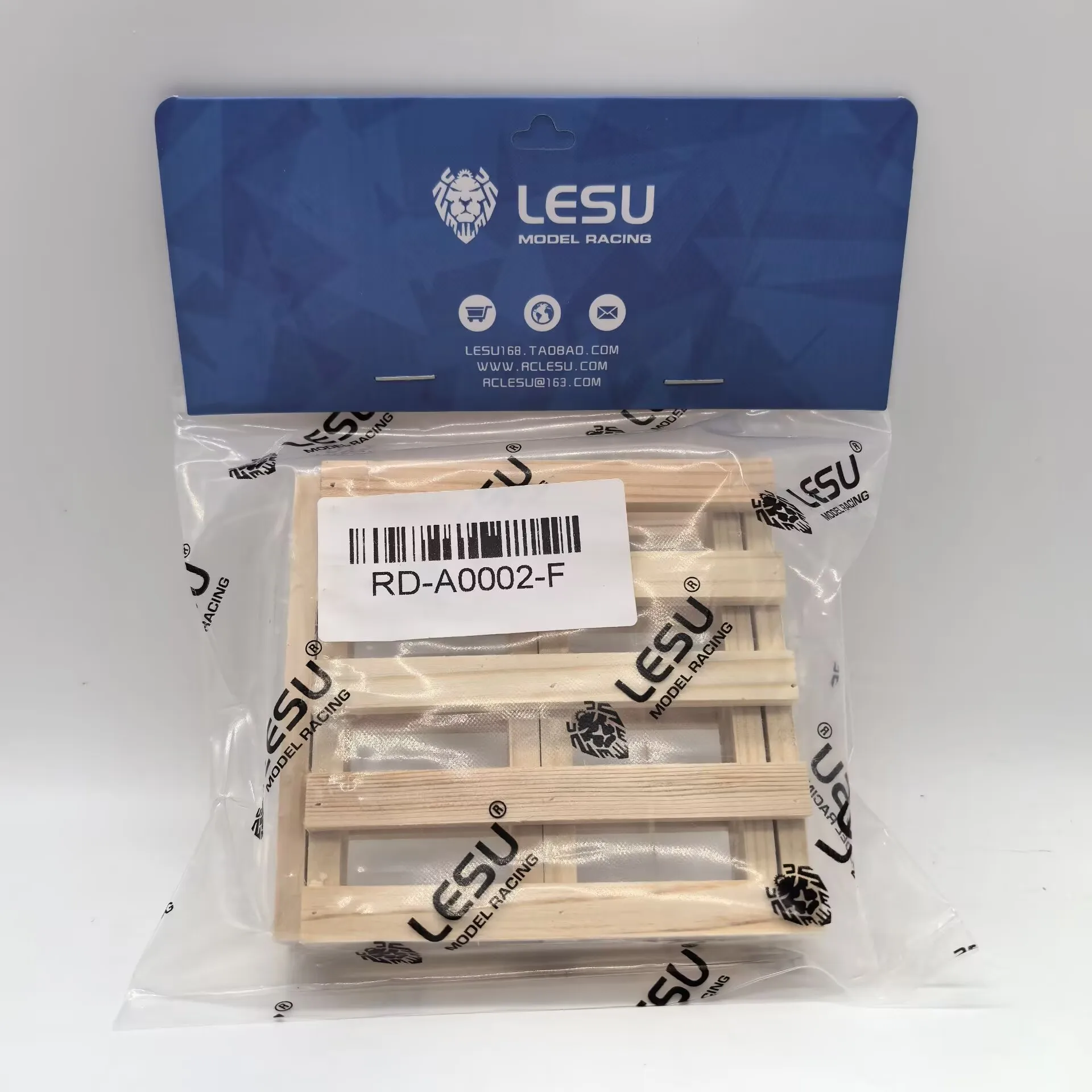 2 Stück LESU Holzpaletten-Zubehör für 1/14 hydraulischen Linder-Gabelstapler für Tamiya ferngesteuerten Traktor-LKW-Anhänger Th16512 – Detail 5