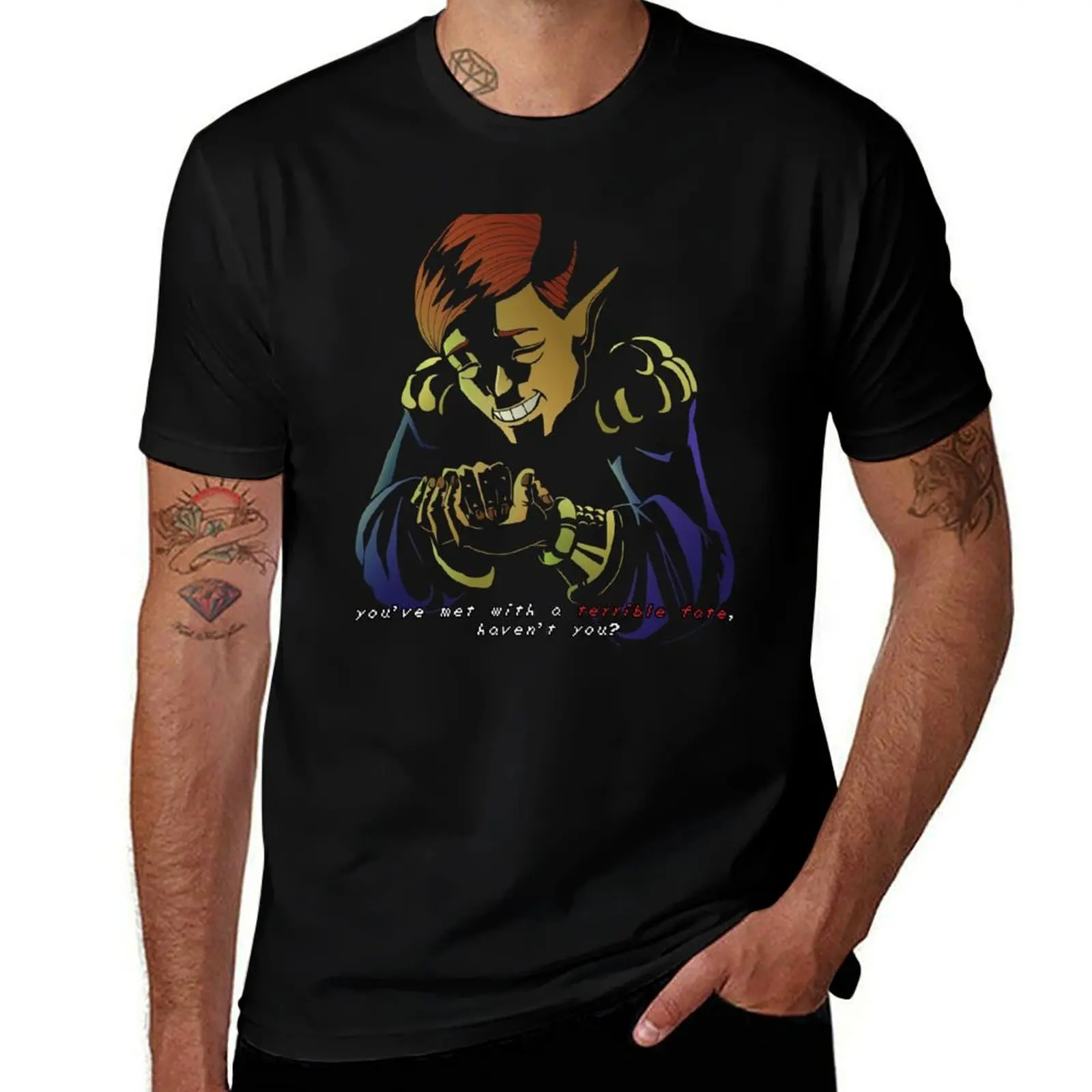 Terrible Fate T-Shirt t shirt man casual man t shirt heavy cotton man t shirt luxury T-shirt