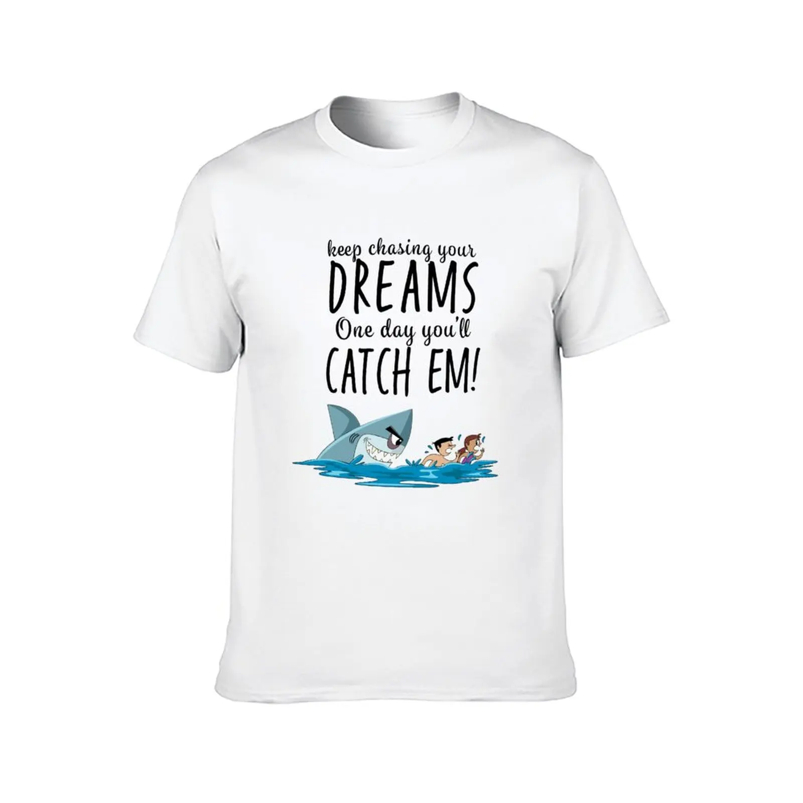 أحلام يبقيك سوف عادي رجل تي شيرت الصيد Em القطن مطاردة رجل تي شيرت جودة يوم واحد عالية قميص تي