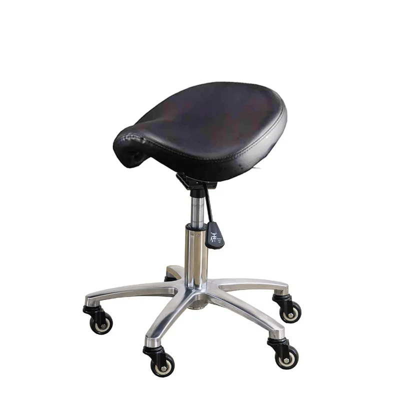 Ergonomic Saddle Chair Seat Angle Adjustable Riding Experimental Chair Lifting Stool