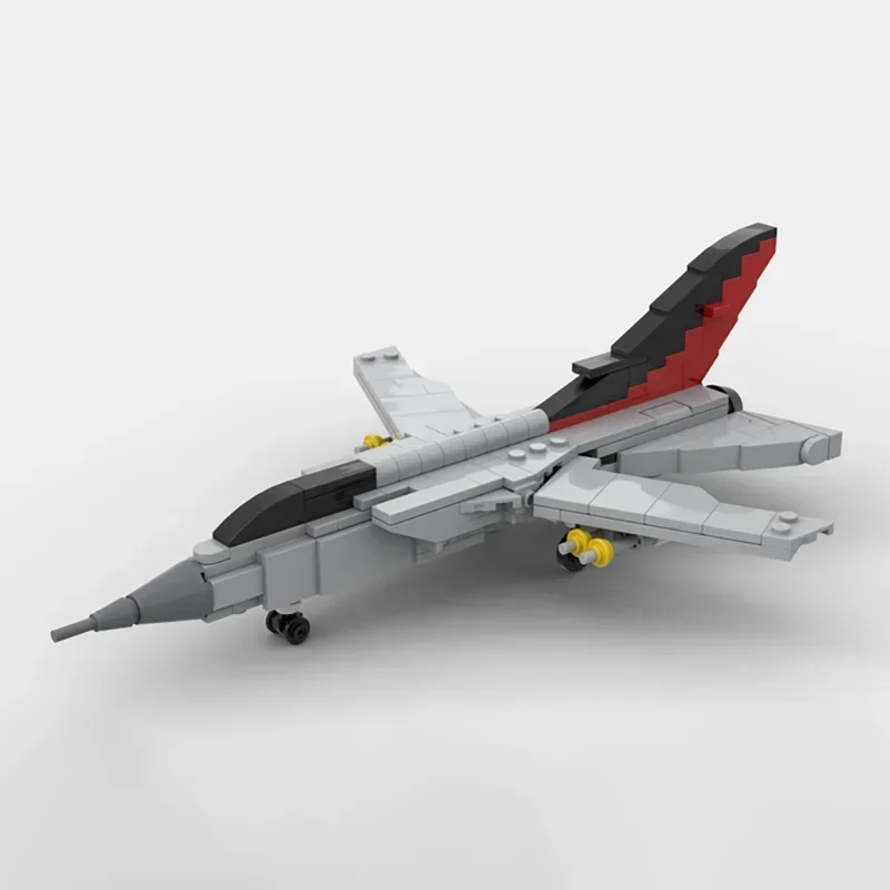 Military Series Moc Building Block 1:72 Scale Panavia Tornado ADV F.3 Model Aircraft Technology Bricks DIY Assembly Fighter Toys