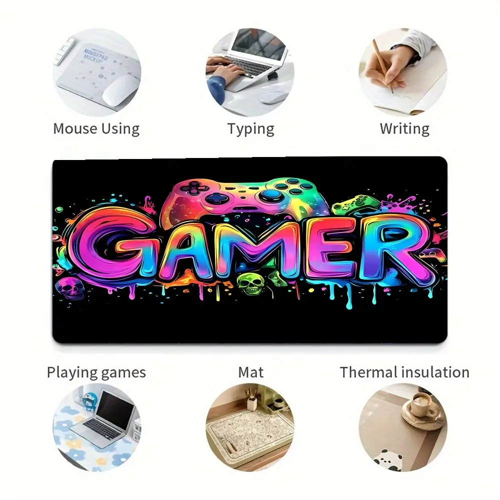 Gamer  Mouse Pad Large Computer Office Game Table Mats XXL Rubber Anti-slip Gaming Keyboard Mousepads Long Desk Pads