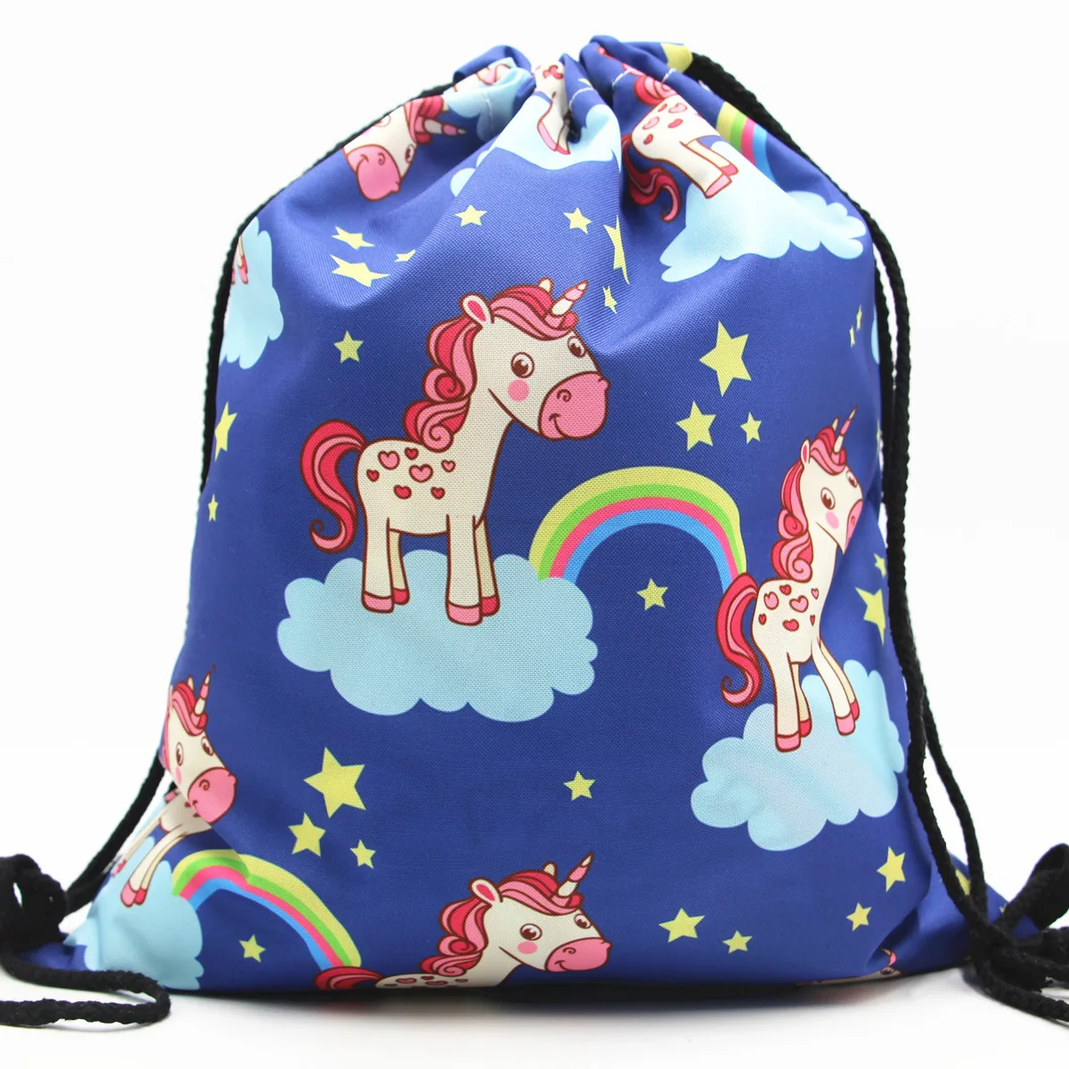 

Cartoon Animal Digital Printing Oxford Pocket Unisex Unicorn Pattern Storage Bag Outdoor Travel Shopping Casual Strap Backpack