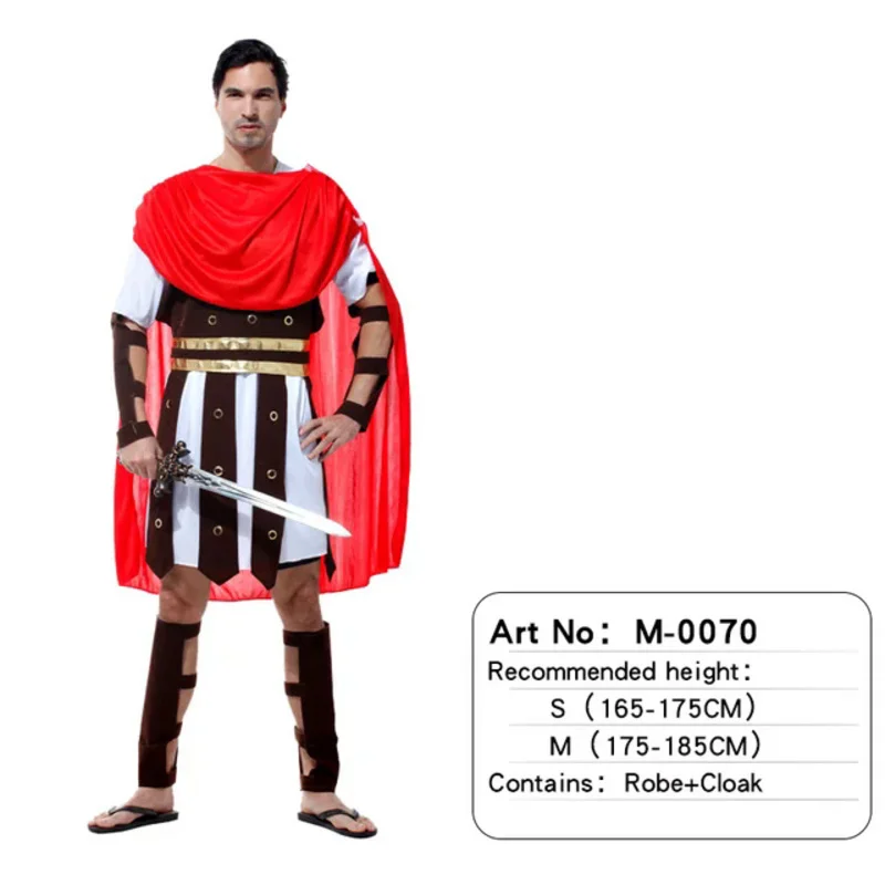 Costumes de Cosplay Roman Kokor pour Hommes, Médiéval, Grec, Myenson, Mascarnaval de Noël, ixd'Halloween pour Adultes