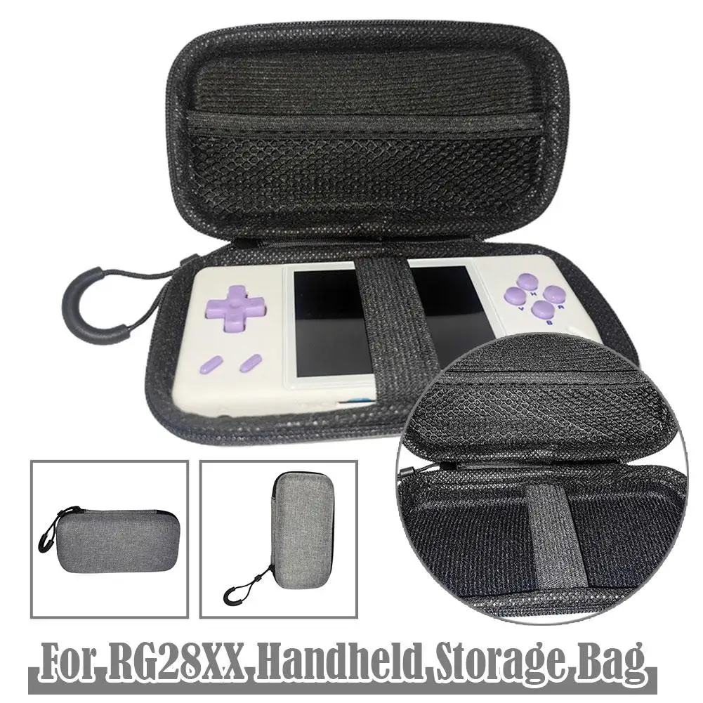 

For A30/RG28XX EVA Hard Carrying Case Retro Handheld Console Bag Shockproof Game Storage Portable Box Travel Waterproof B6R1