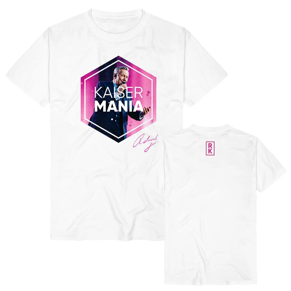 Roland Kaiser Synth-Pop Modern Style T-Shirts Pop Merchandise Round Neck High Quality Cotton Graphic Printing Aldult Women Men