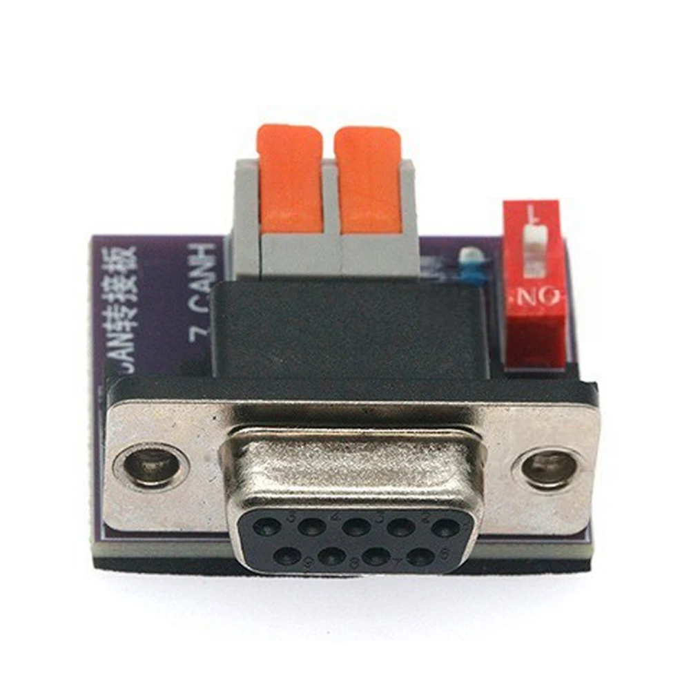 TCE CAN Adapter Board DB9 Female -Free 120 Ohm Resistor USB to Interface Board Can Adapter Board Head