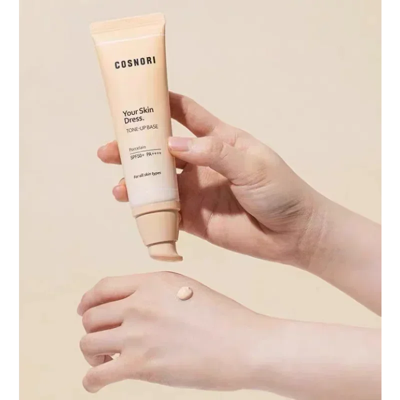 Korea Cosnori Your Skin Dress Tone-up Flawless Base Cream 50ml SPF50+PA+++ Sunscreen Brightening Beauty Facial Makeup Cosmetics