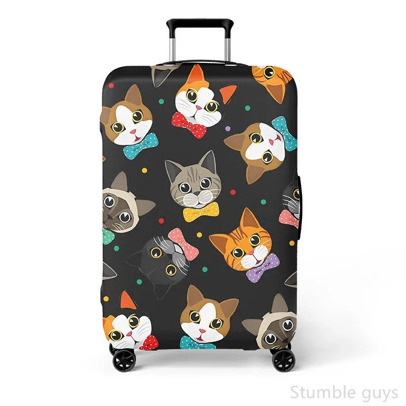 

Эластичный защитный чехол для багажа, пыленепроницаемый, прочный, незаменимый аксессуар для авиаперелетов, подходит для чемоданов 18-32 дюймов.