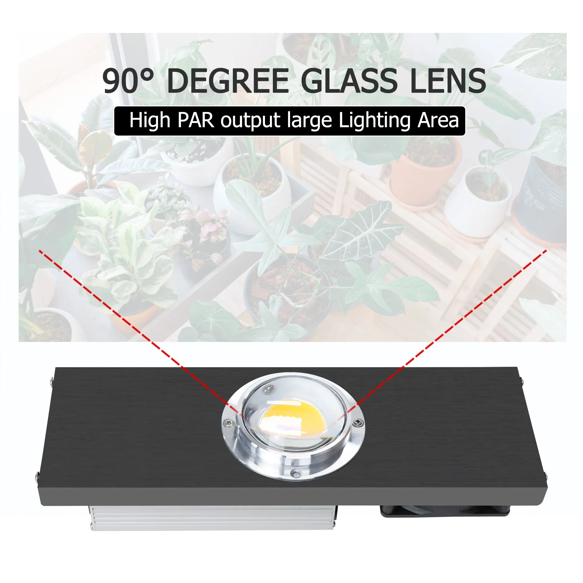 CXB3590 120W COB LED Grow Light Full Spectrum Indoor Greenhouse Plant Growing Lamp Sunlight Simulation for Plant Growth
