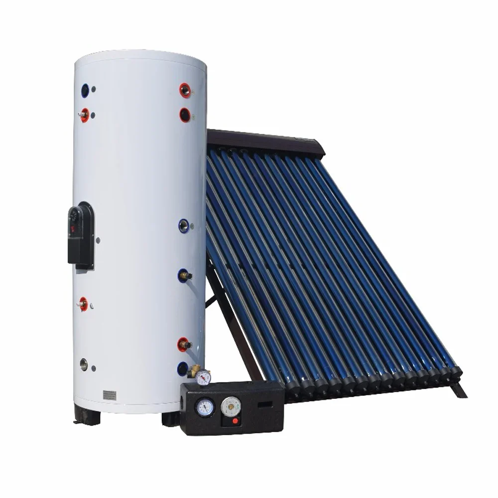 Separated Pressurized Solar Water Heater Bearing Collector Split Heat Pipe Solar Water Heater Systems