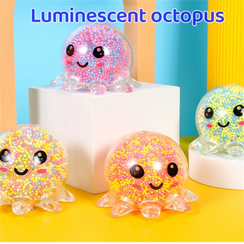 

Luminous Octopus With Light Decompression Toy