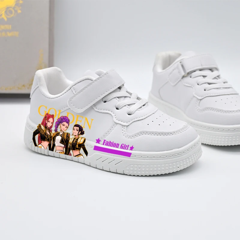 Kinder Cartoon Freizeitschuhe Mädchen Mode Neue Rutschfeste Niedliche Weiße Sportschuhe Atmungsaktive Outdoor-Schuhe für Babys und Kinder – Detail 3