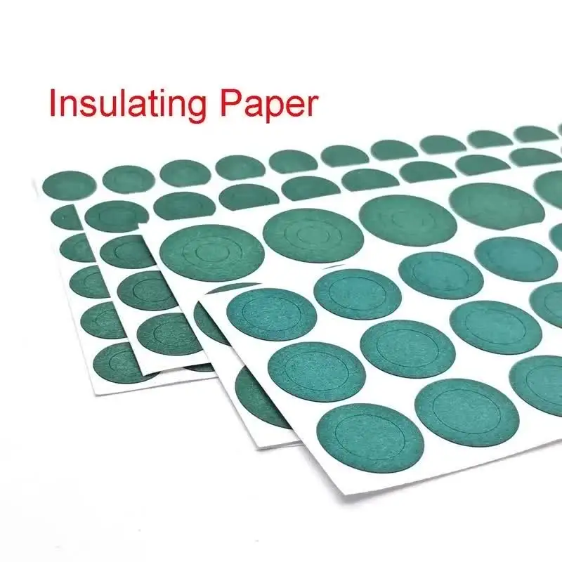 18650 21700 32650 Li-ion Battery Insulation Gasket Barley Paper Battery Pack Cell Insulating Glue Patch Electrode Insulated Pads