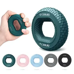 Grip Puller Double Strength Silicone Grip Ring attrezzature per il Fitness Finger Arm Strength riabilitation Training Puller