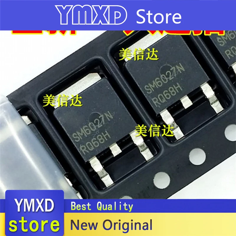 10pcs/lot New Original SM6027N SM6027NSU 80A 60V MOS field effect tube TO-252 In Stock