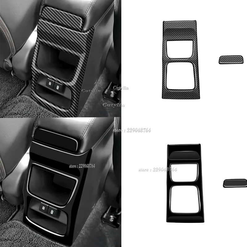 For Suzuki Fronx WDB3S WEB3S 2025 2026 ABS Carbon Fiber Rear Air Conditions Outlet AC vent back an-ti kick board car accessories