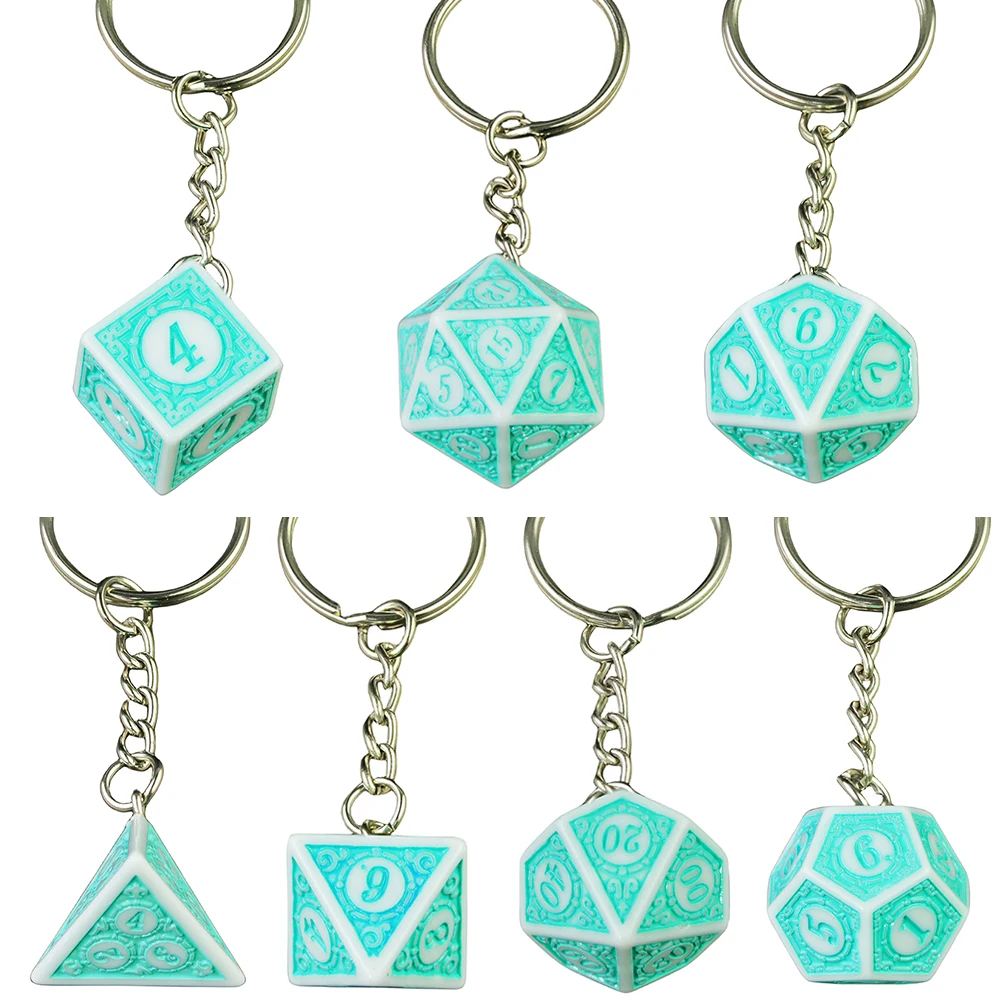 Keychains for Friend Cute Dice Car Keychain for Wallet Backpack bag charm