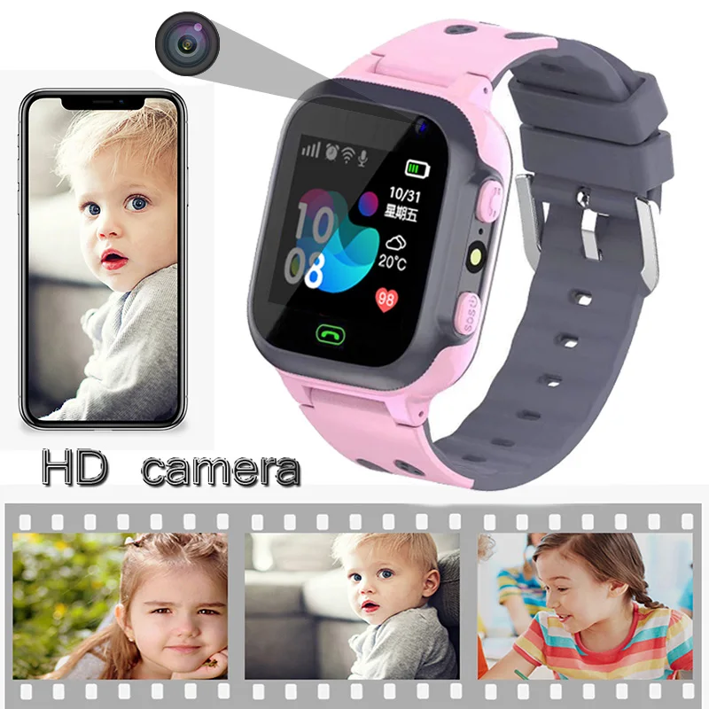 For Xiaomi Smart Watch For Kids Boys Girls LBS Call Phone Watches HD Camera SOS Voice Chatting Kids Smartwatch Sim Card reloj