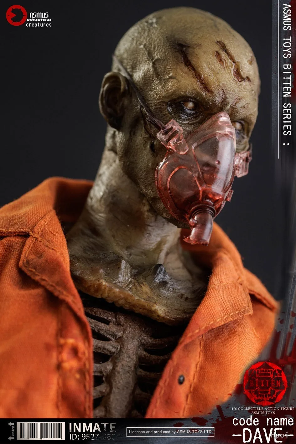 【Original】Asmus Toys BIT004A BITTEN : DAVE 1/6 Action Figure Model Toys