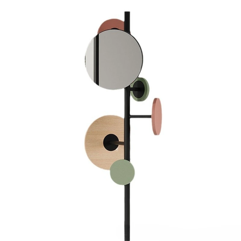 

Nordic simple multi-color floor coat rack