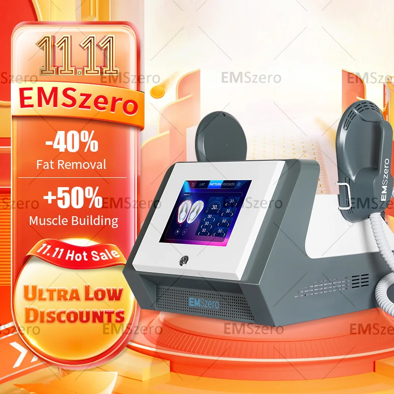 EMSzero RF 6500W 200HZ HI-EMT EMS Slimming Machine Muscle scuplting Optional Pelvic Cushion