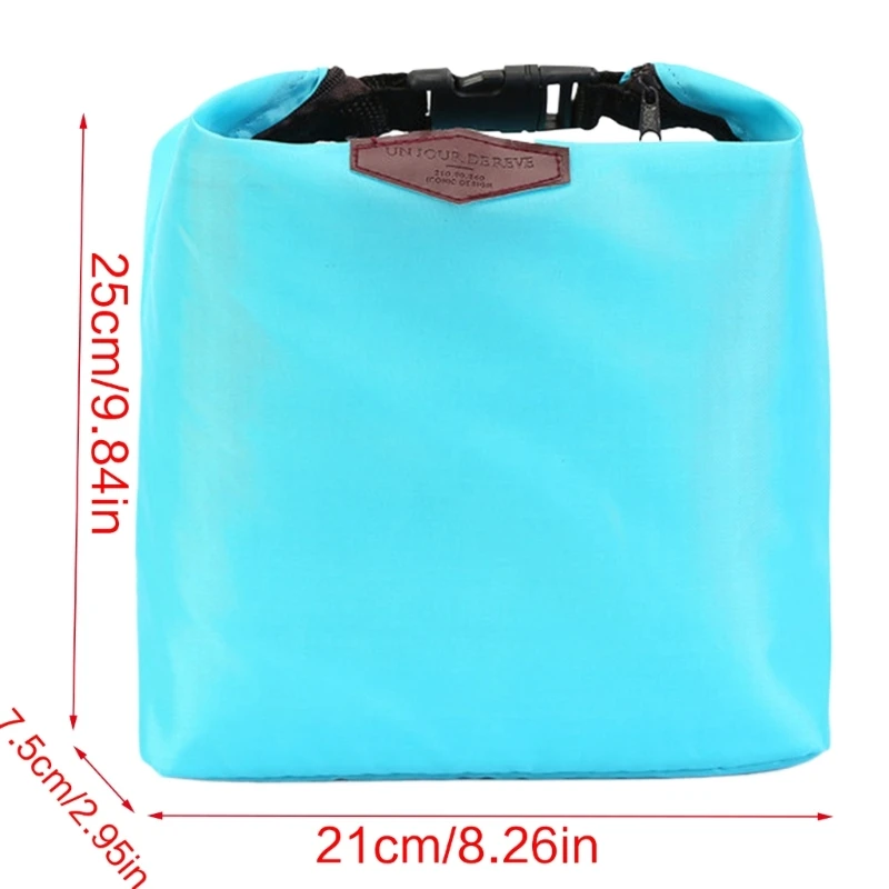 Insulated Storage Bag Small Lunch Box Case Cool Bag for School Work Picnics