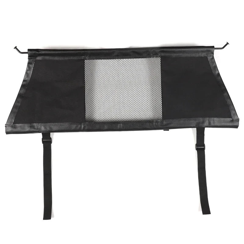 Suetlcoity For Mercedes Benz GLC X253 2016-2022 Car Trunk Safety Isolation Pet Fence Protective Net Storage bag Car Accessories
