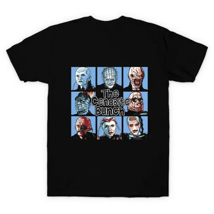 The Cenobite Bunch Hellraiser Pinhead Female Chatterer Butterball Black T-Shirt