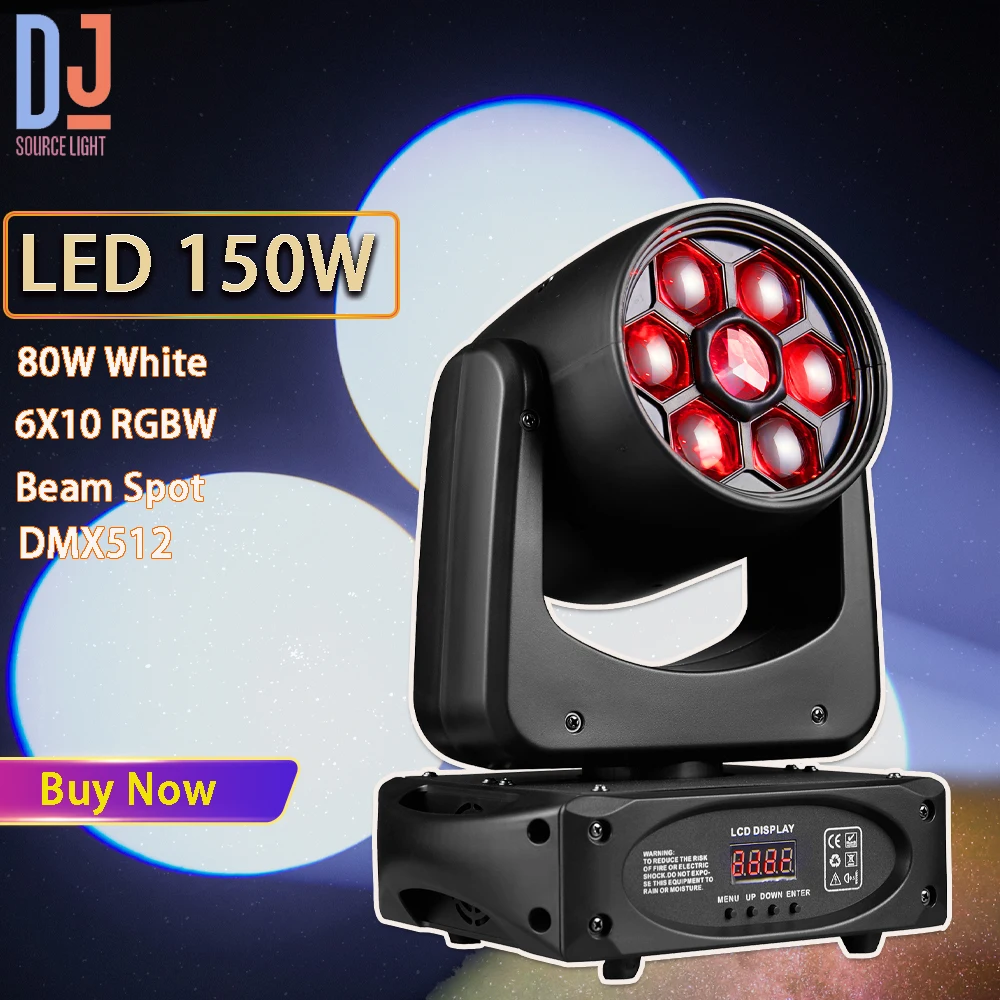 bee eye beam spot moving head light dj stage lights dmx512 para disco party club show bar stage lighting effect novo 150w 2024 01