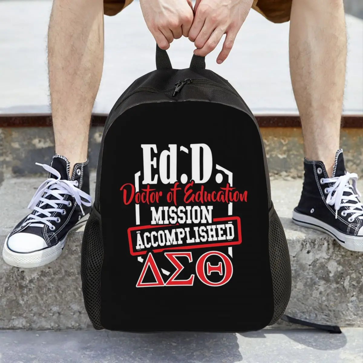 

Рюкзак Delta Sigma Theta Sorority Gifts, вместительный, для детей, школьный рюкзак, сумка через плечо для мужчин и женщин