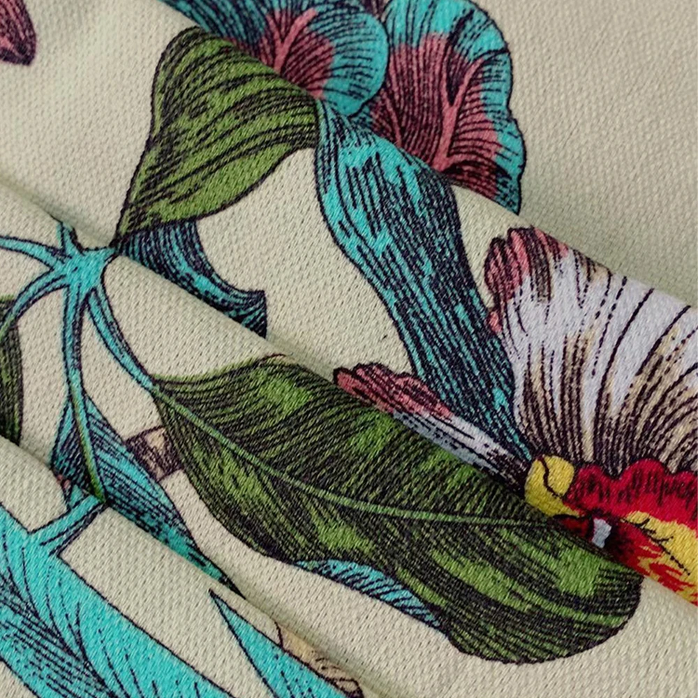 ผ้าปูโต๊ะพิมพ์ลายชนบทสไตล์อเมริกันผ้าฝ้ายและนกและผ้าลินินตกแต่งชายามบ่ายผ้าปูโต๊ะสำหรับจัดเลี้ยงโต๊ะ