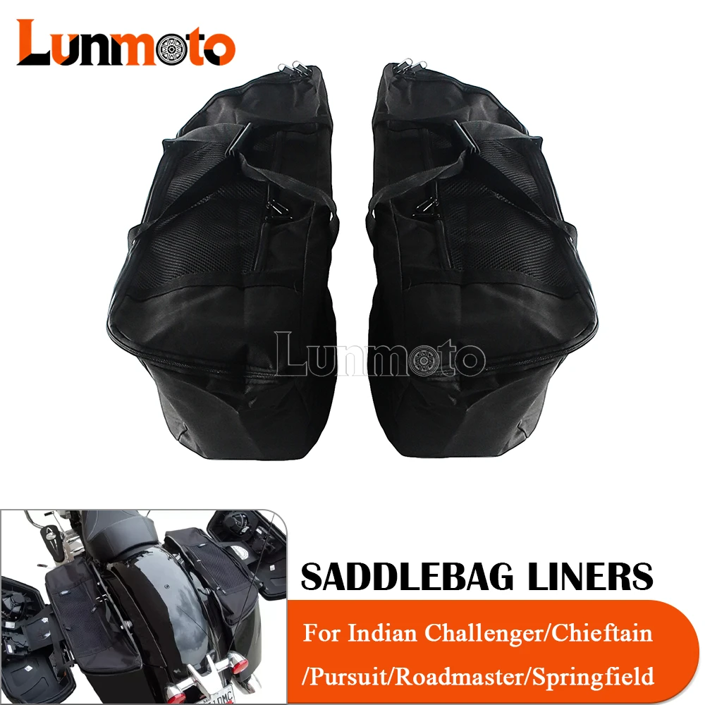 

Saddlebag Liners Motorcycle Waterproof Luggage W/Straps Liners Bags For Indian Challenger Roadmaster Springfield 2021-2024 2025
