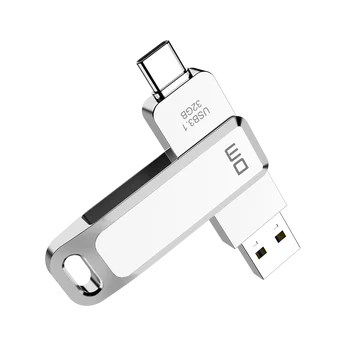 Unidad flash DM USB C tipo C USB3.0 PD168 32GB 64G 128G 256G para Android SmartPhone memoria MINI Usb Stick
