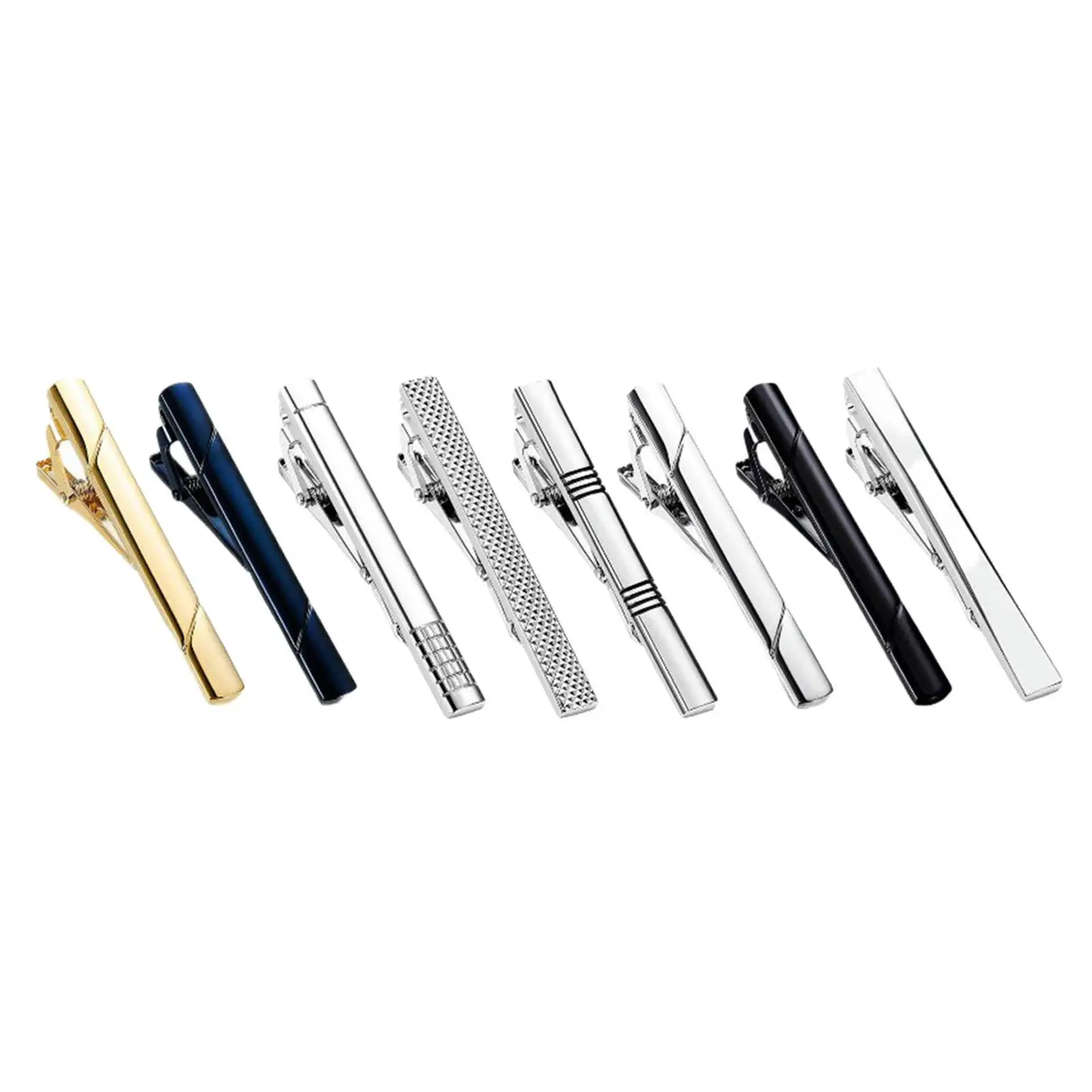 Fashion Tie Clips High Quality Copper Shirt Clasp Unique Necktie Bar for Groom Husband Christmas