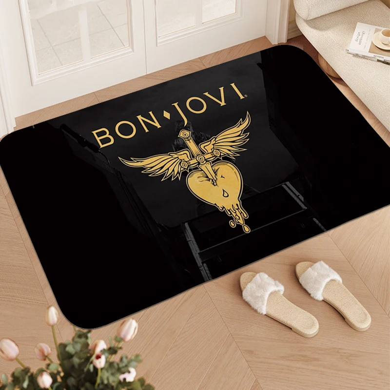 Custom Rug A-Bon-Joviss Aesthetic Kitchen Entrance Door Mat Funny Doormat Room Decorating Items Room Floor Carpets Bathmat