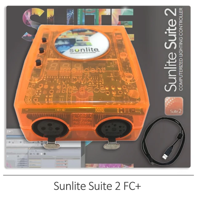 Sunlite Suite 2 FC 1536 channels DMX512 Stage Lighting Controller Software  DJ Party Disco Lighting Equipment Control Box - AliExpress