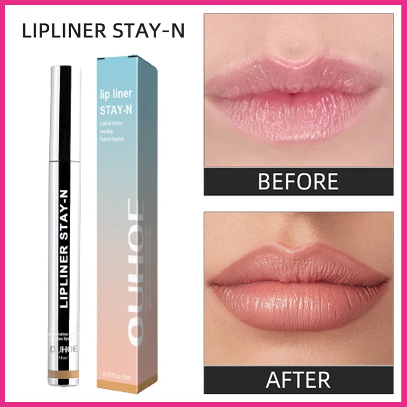 Nieuwe Instant Lip Plumping Liner Potlood Lip Make-Up Lippenstift Langdurige Waterdichte Peel Off Lady Charmante Koreaanse Cosmetica Schoonheid