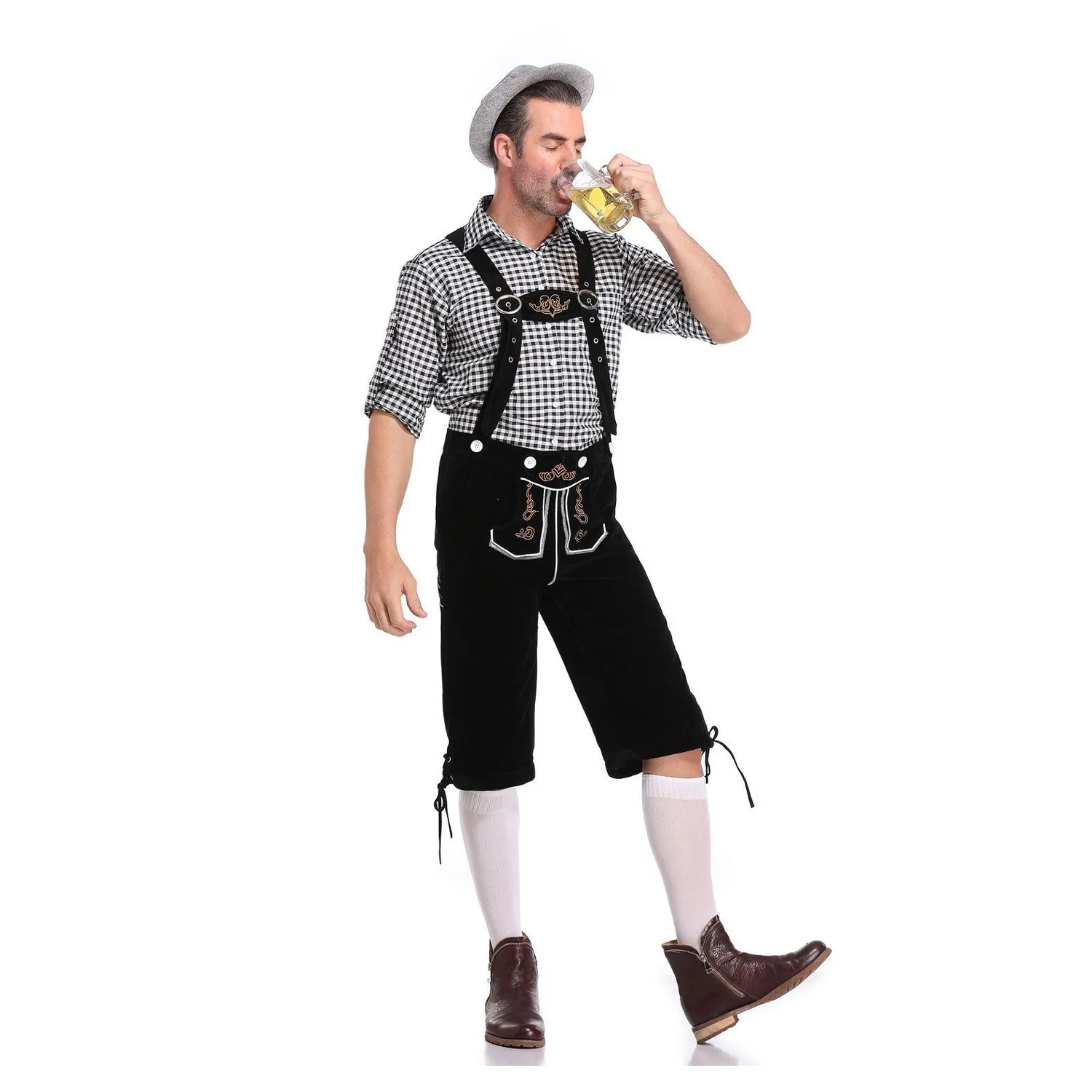 أزياء الهالوين لمهرجان البيرة للبالغين أزياء مسرحية الأدوار للرجال أزياء هانفو التقليدية للنساء لخريف 2023