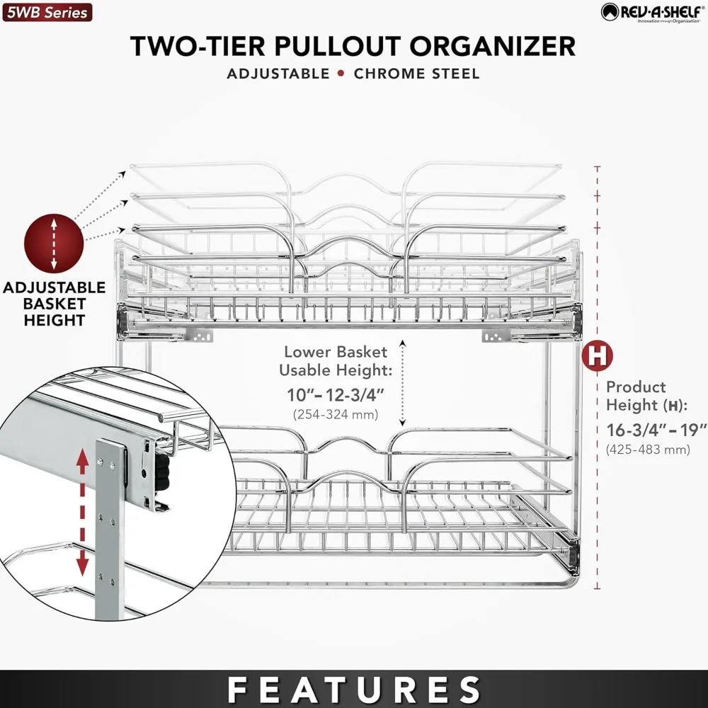 2-Story Cabinet Pull-Out Shelves: A Game-Changer for Kitchen Storage thumbnail