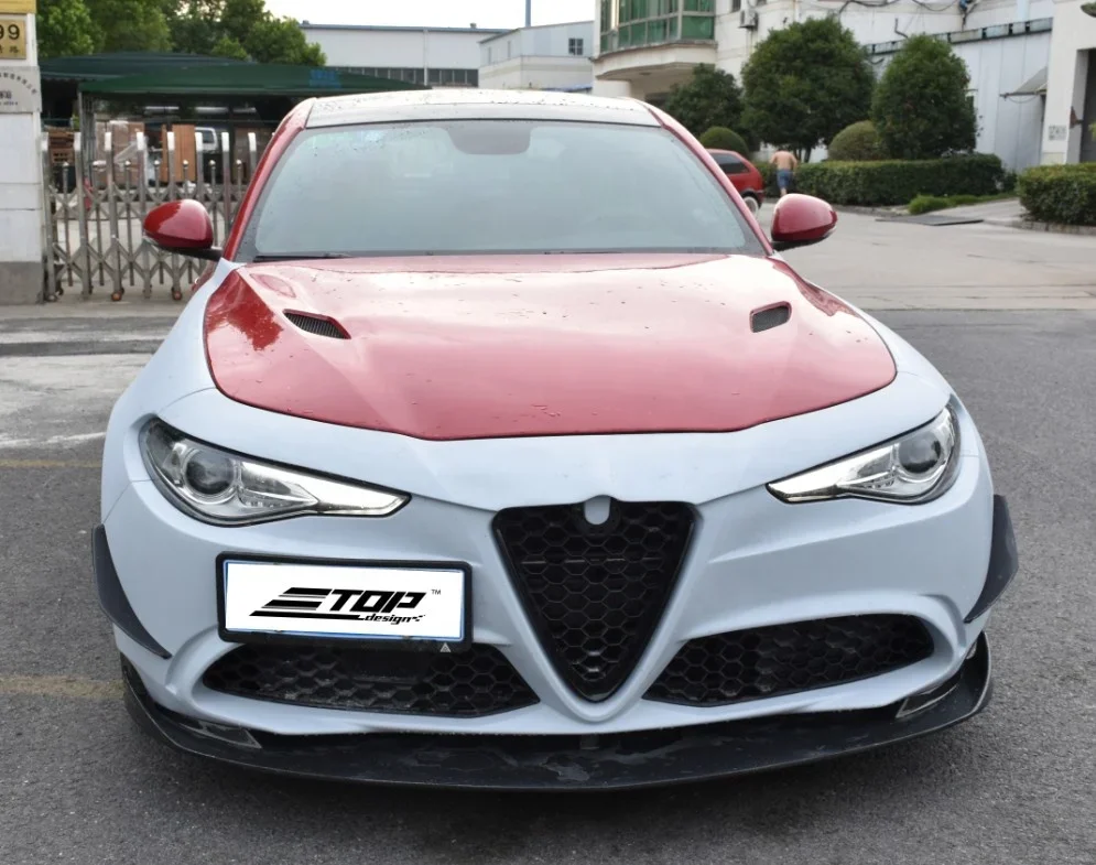 New Carbon Fiber Hood Bonnet For Alfa Romeo Giulia