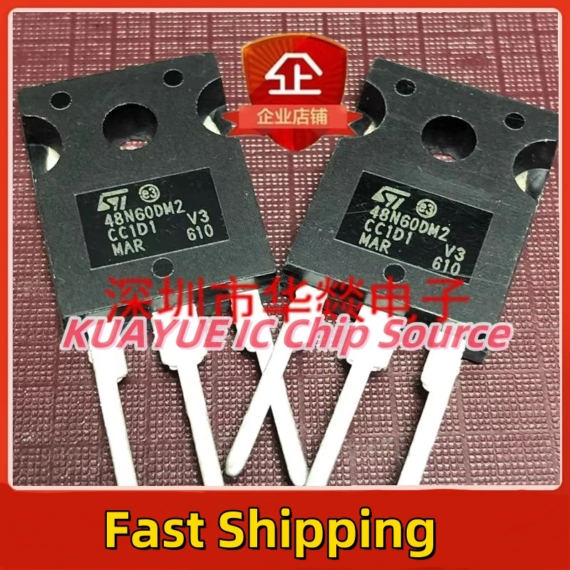 10PCS-30PCS 48N60DM2 STW48N60DM2  TO-247 600V 40AFast Shipping Quality Guarantee