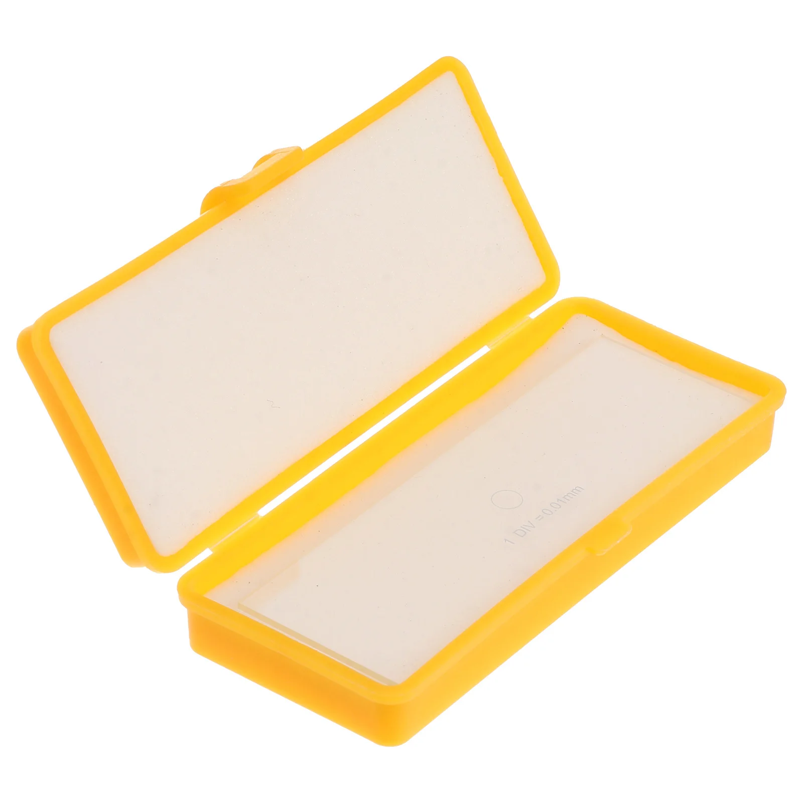 

Microscope Camera Slide with Precision Calibration Plate Multifunction Reticle Stage Micrometer in Protective Box 2025