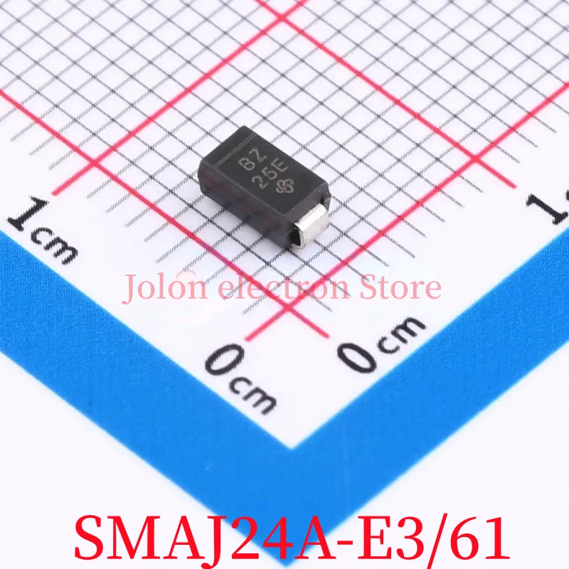 【10pcs】100% new SMAJ24A-E3/61 DO-214AC Electrostatic and surge protection