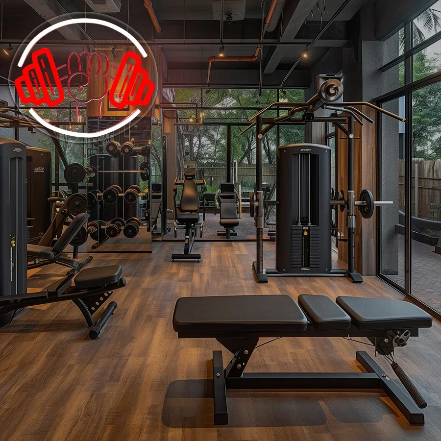 

Неоновая вывеска со штангой для декора стен, светодиодный неоновый свет для декора фитнес-клуба, тренировочного клуба, спортивной комнаты, человеческой пещеры, тренировочной комнаты, декора тренажерного зала