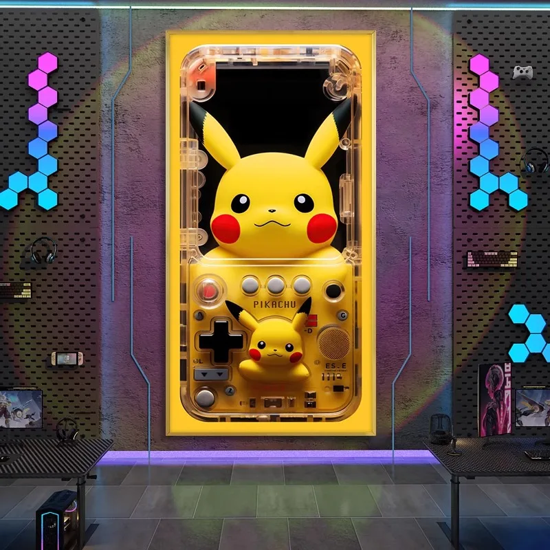 

Pikachu Anime Poster Wall Painting Pok E Mon Pet Pok E Mon Pok E Mon Dormitory Bedroom Decoration Mural