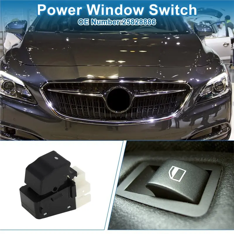 Power Window Switch Rear For Buick Lacrosse For Impala 09 Part No. 25828886